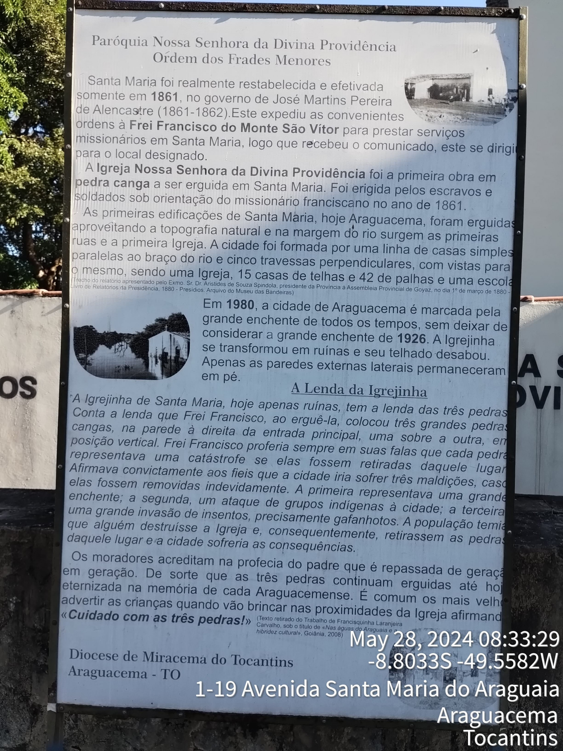 Ruínas da Antiga Igreja de Nossa Senhora da Divina Providência