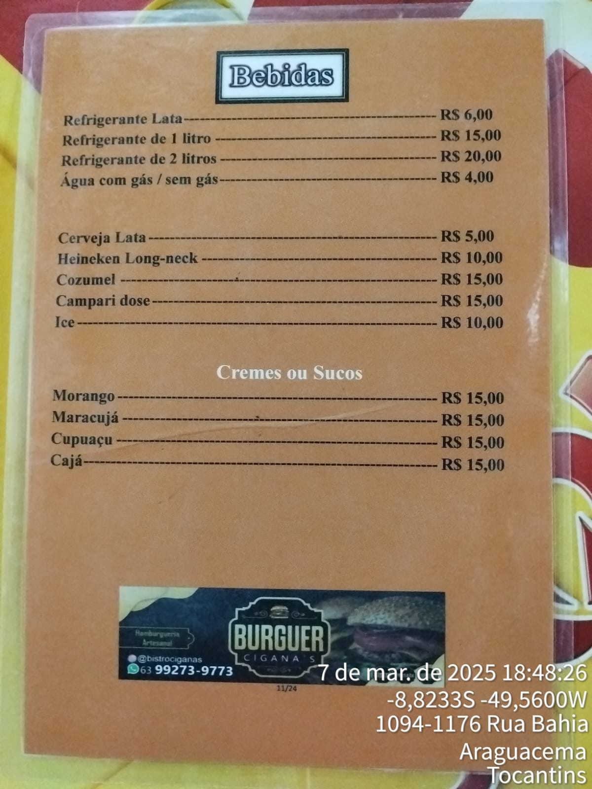 Burguer Ciganas