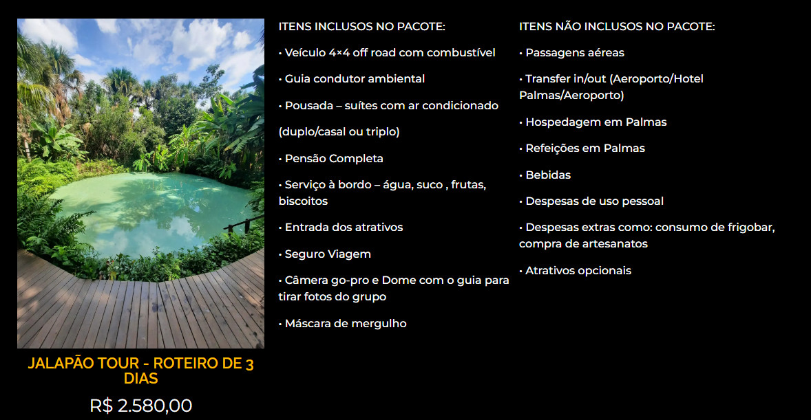 DESERTO DOURADO VIAGENS E TURISMO